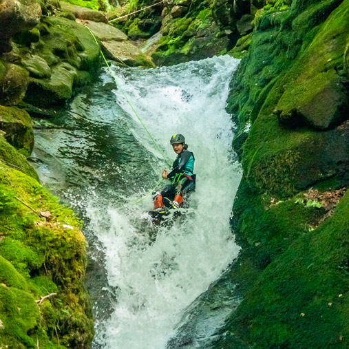 Canyon Escales, canyoning Ariège, Ici et Ailleurs