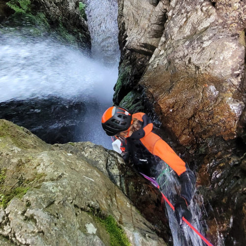25 cascades à descendre dans le canyon de Subra en Ariège avec ici et ailleurs pour perfectionner au rappel