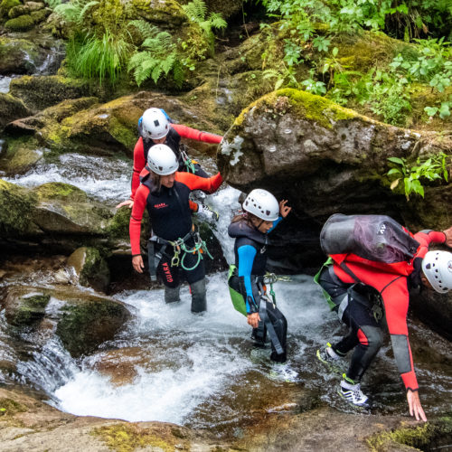 Canyoning famille